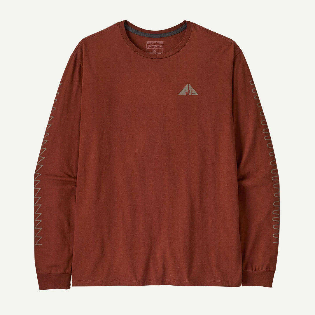 Patagonia Men's Long-Sleeved Driftways Organic Shirt: Dried Vanilla