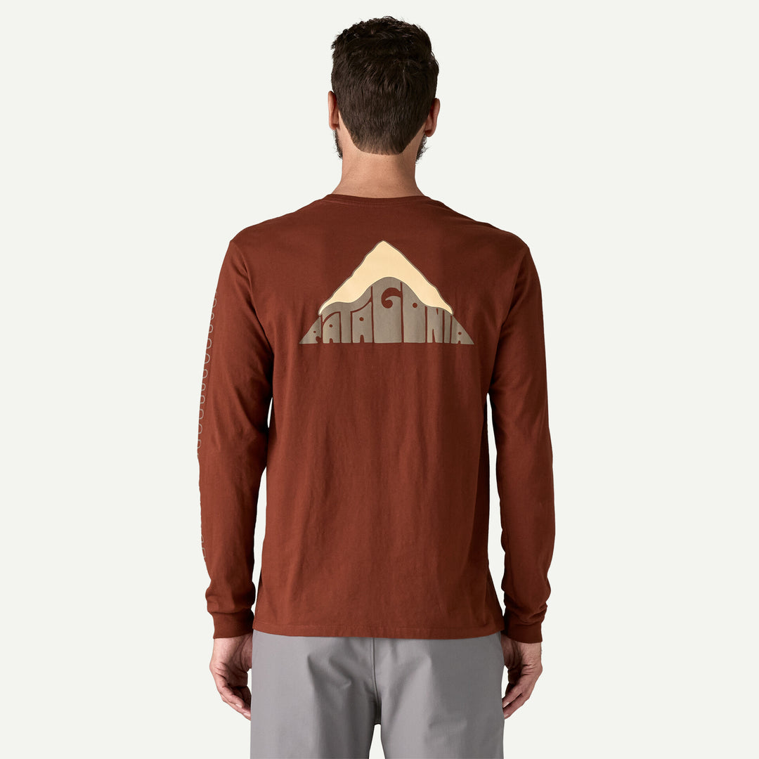Patagonia Men's Long-Sleeved Driftways Organic Shirt: Dried Vanilla