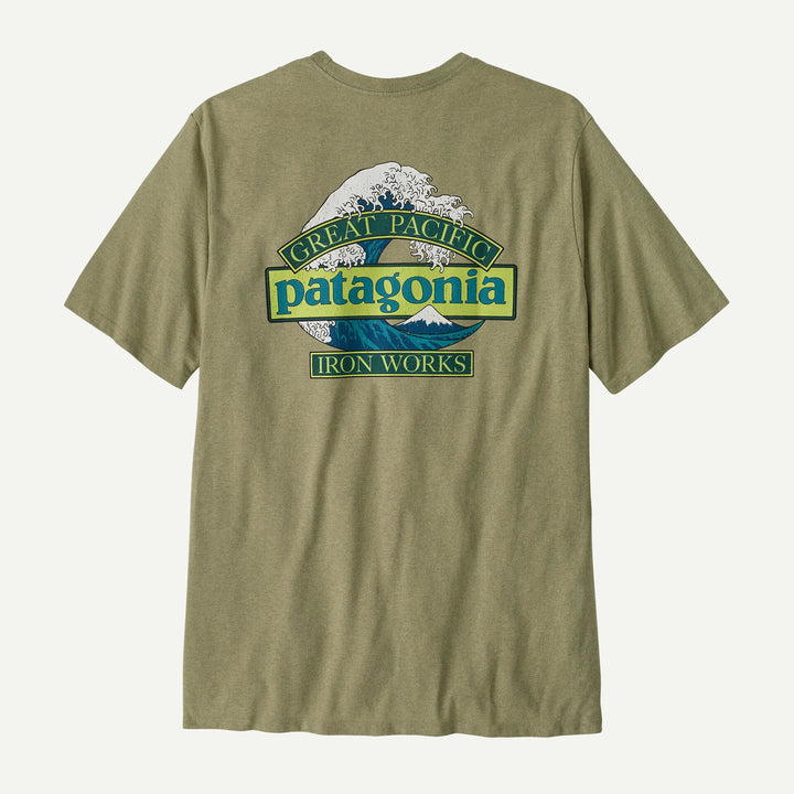 Patagonia Men's Great Waves Responsibili-Tee: Gumtree Green