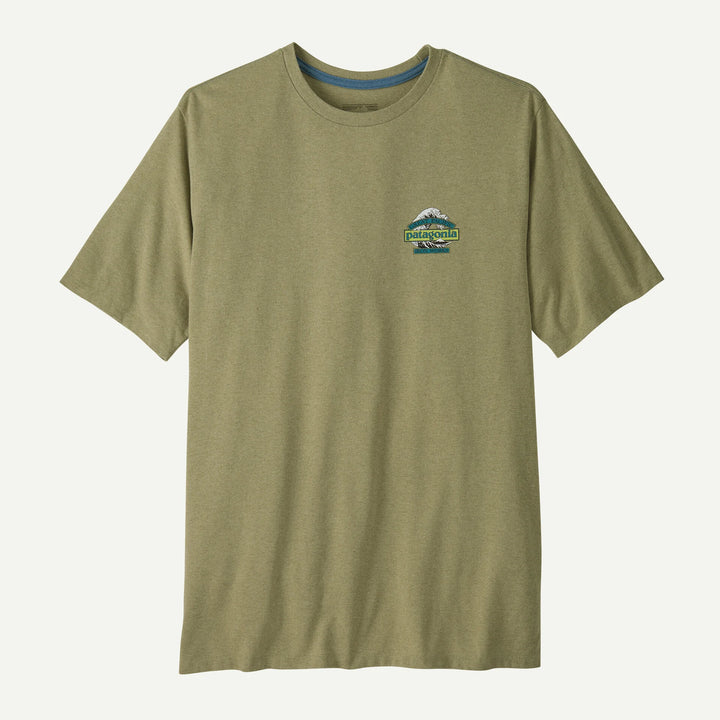 Patagonia Men's Great Waves Responsibili-Tee: Gumtree Green
