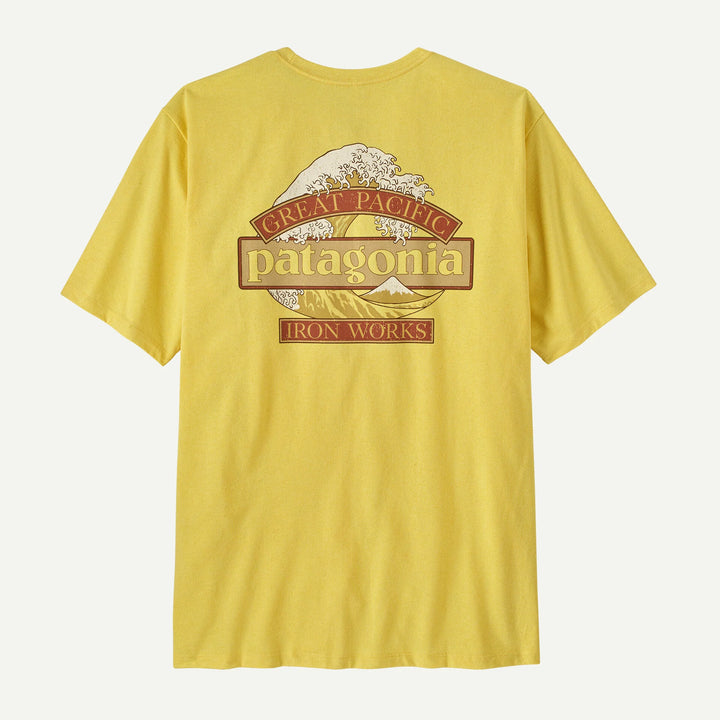 Patagonia Men's Great Waves Responsibili-Tee: Lemon Zest