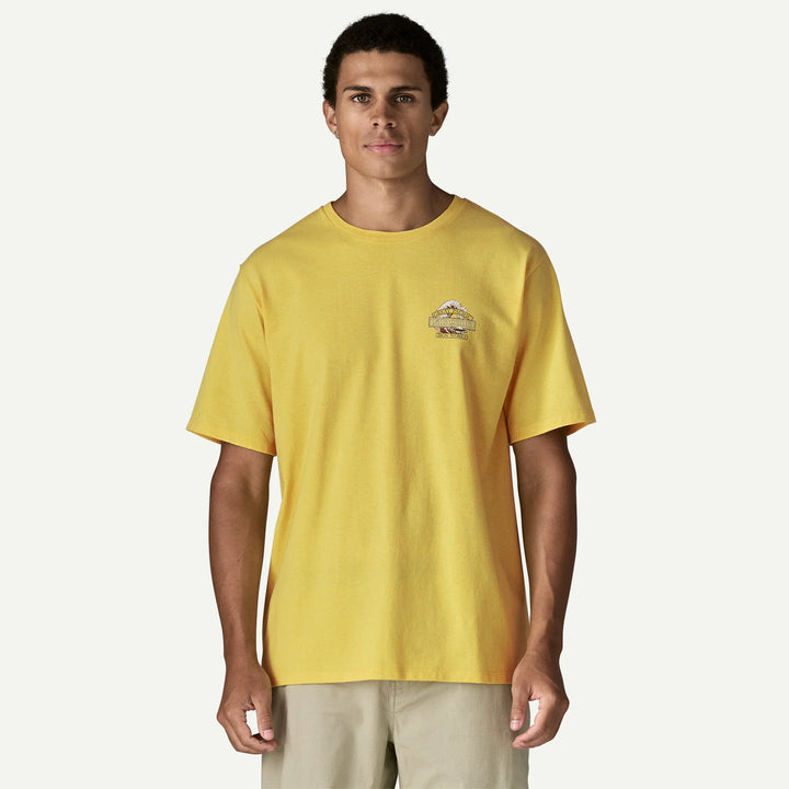Patagonia Men's Great Waves Responsibili-Tee: Lemon Zest
