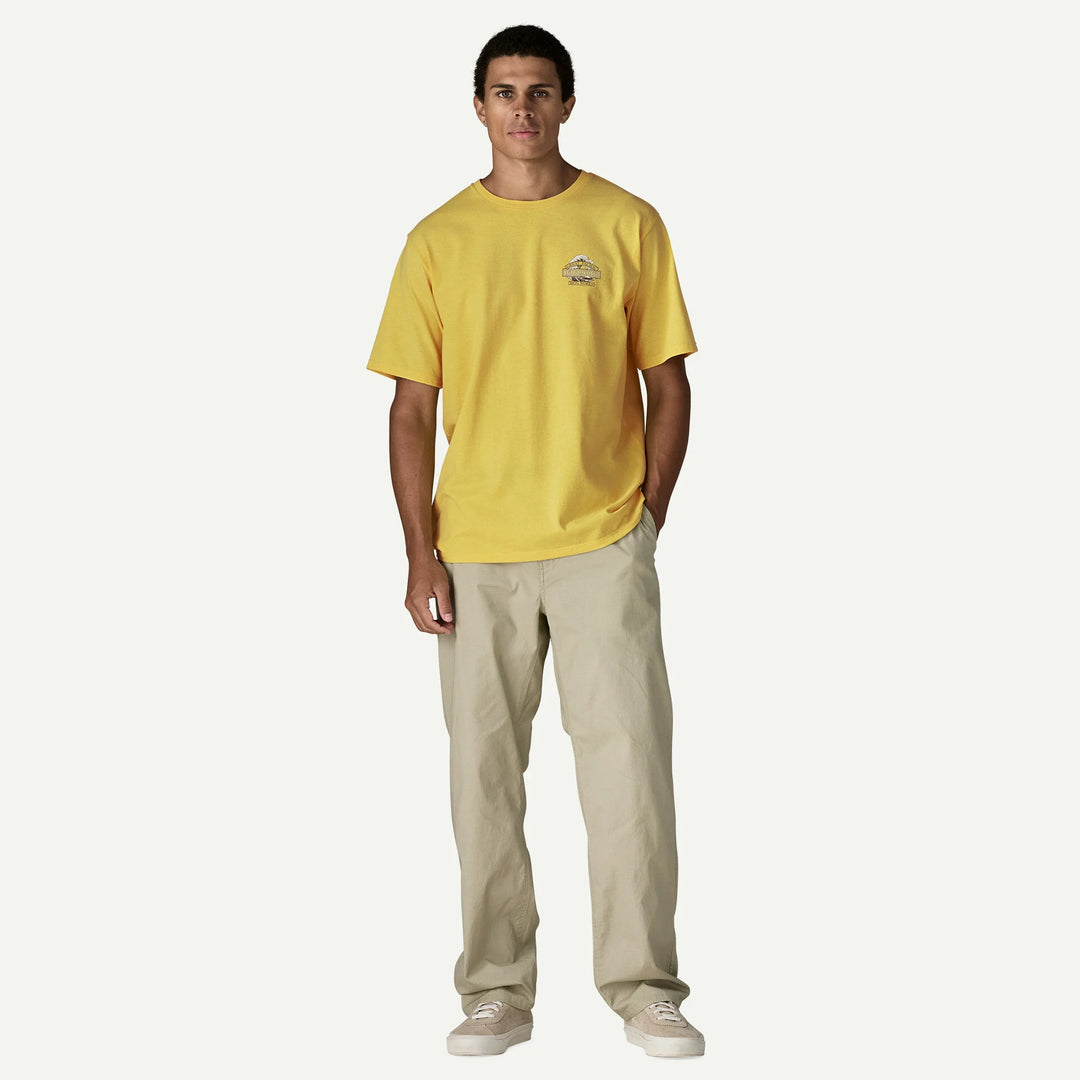 Patagonia Men's Great Waves Responsibili-Tee: Lemon Zest