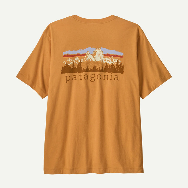 Patagonia Men's Fitz Roy Foothills T-shirt: Dried Mango