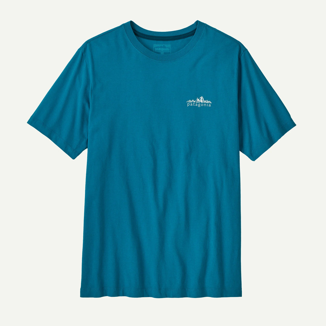Patagonia Men's Fitz Roy Foothills T-shirt: Glacial Blue