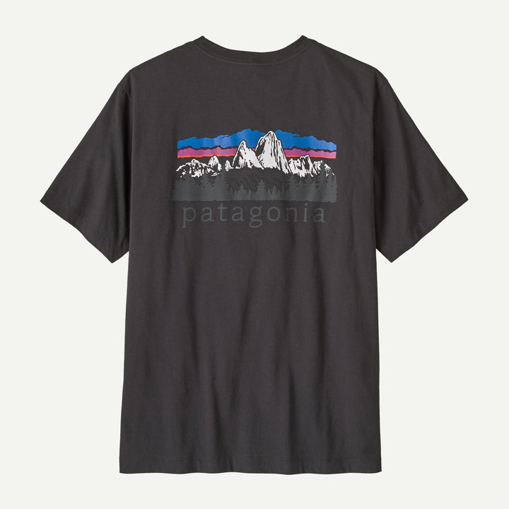 Patagonia Men's Fitz Roy Foothills T-shirt: Ink Black