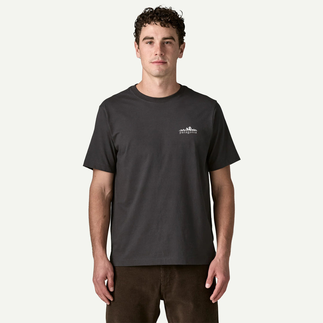 Patagonia Men's Fitz Roy Foothills T-shirt: Ink Black