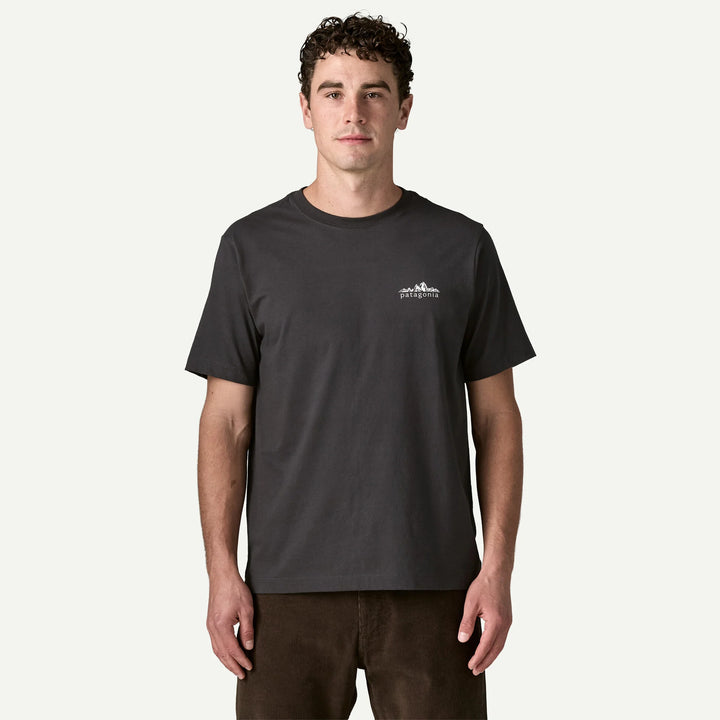 Patagonia Men's Fitz Roy Foothills T-shirt: Ink Black