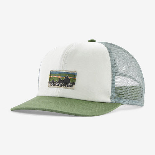 Patagonia Relaxed Trucker Hat - OG Legacy Label: Birch White