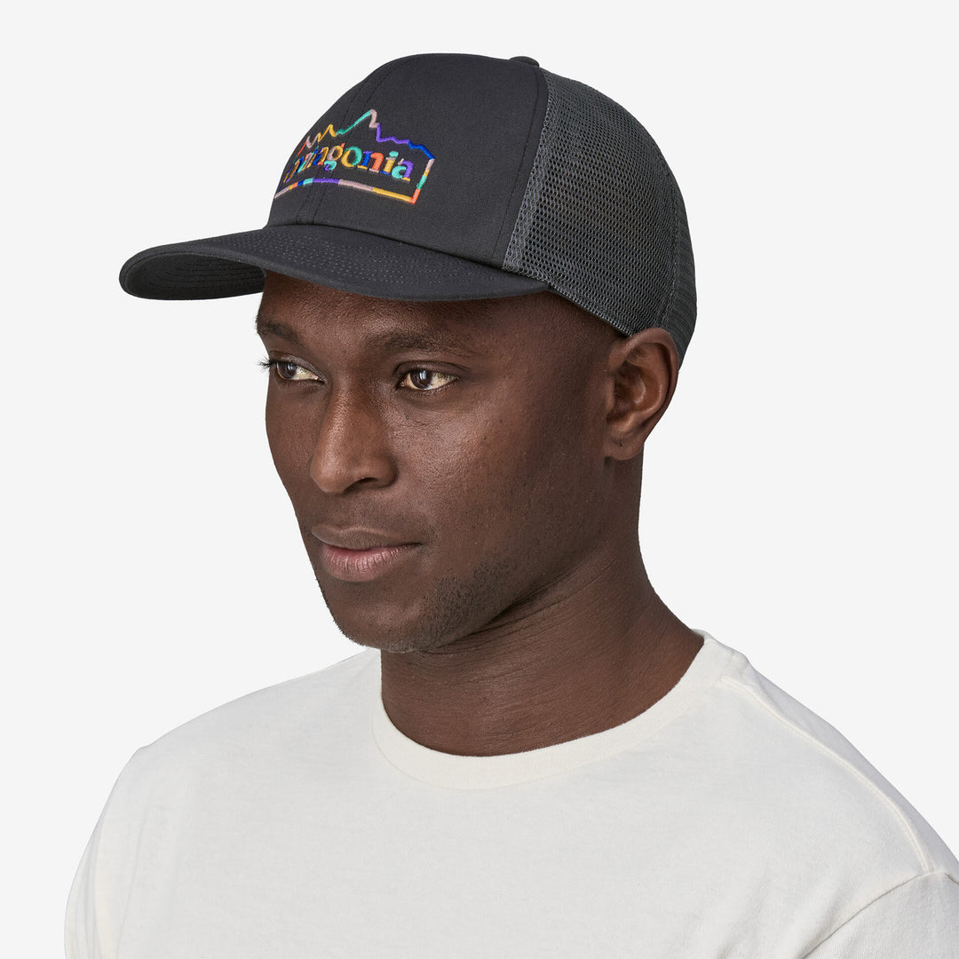 Patagonia Relaxed Trucker Hat: Unity Fitz: Ink Black
