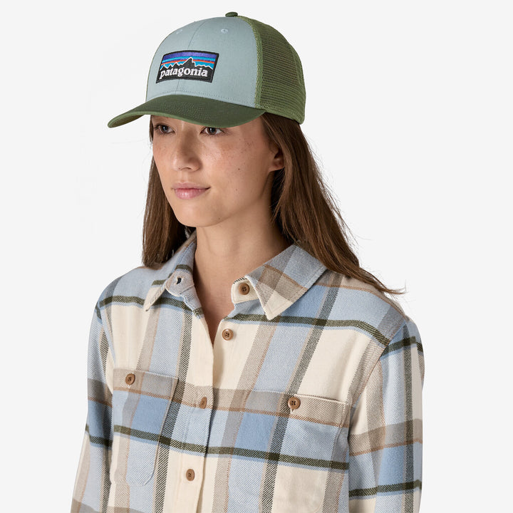 Patagonia P-6 Logo LoPro Trucker Hat : Thermal Blue