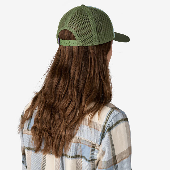 Patagonia P-6 Logo LoPro Trucker Hat : Thermal Blue