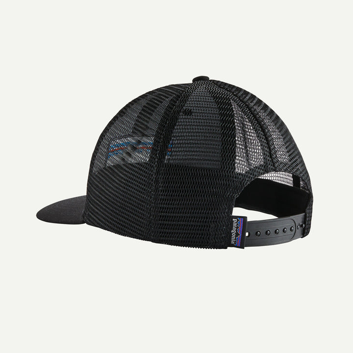 Patagonia P-6 Logo Trucker: Black