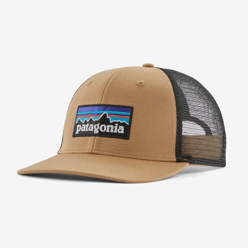 Patagonia P-6 Logo Trucker Hat : Grayling Brown