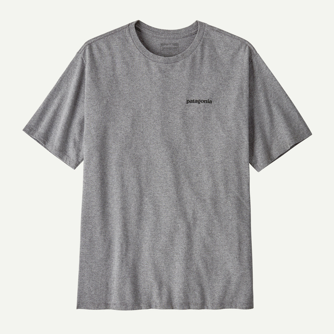 Patagonia Men's P-6 Logo Responsibili-Tee®: Gravel Heather