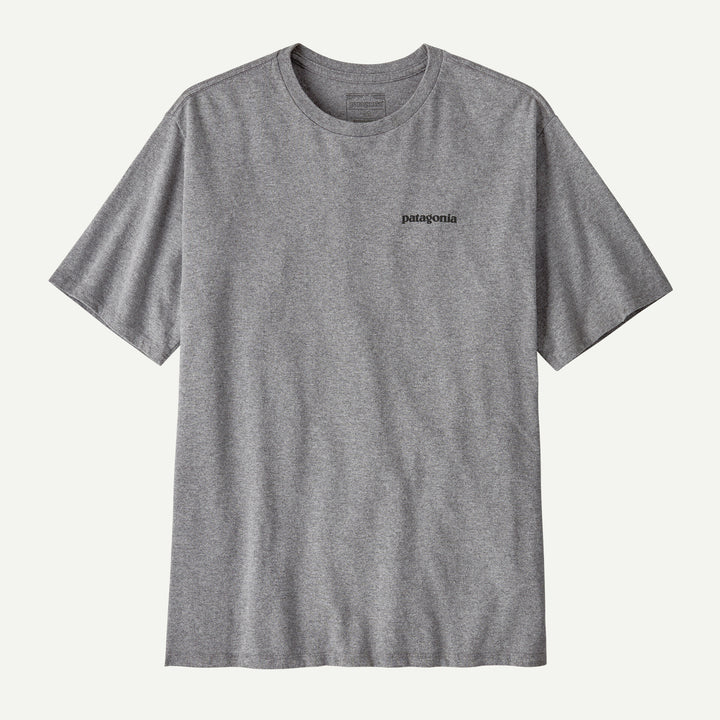 Patagonia Men's P-6 Logo Responsibili-Tee®: Gravel Heather