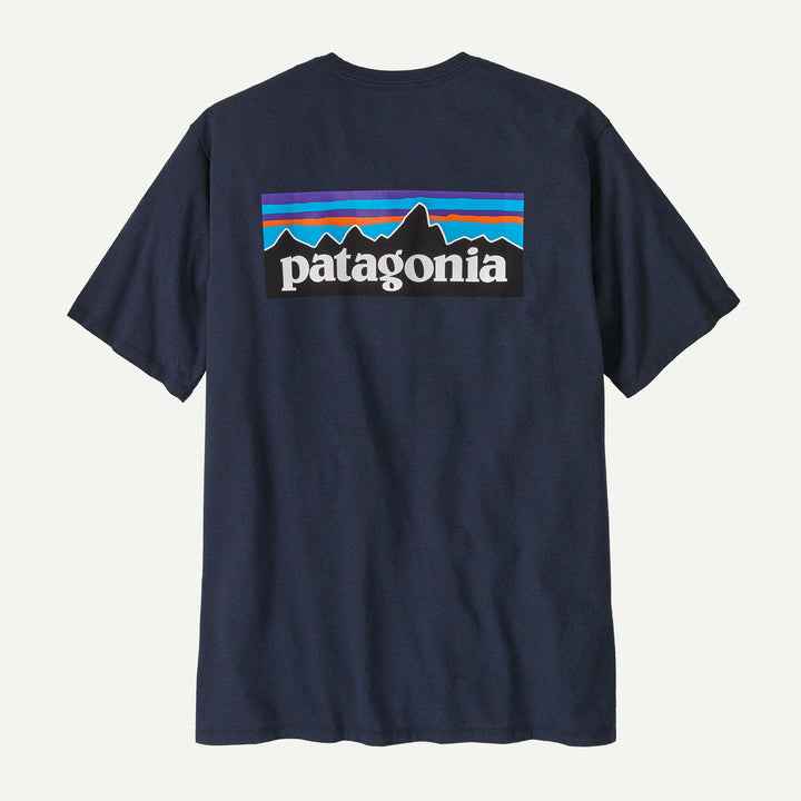 Patagonia Men's P-6 Logo Responsibili-Tee®: New Navy