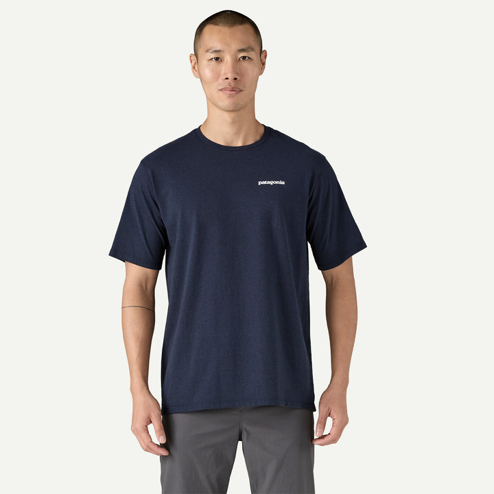 Patagonia Men's P-6 Logo Responsibili-Tee®: New Navy