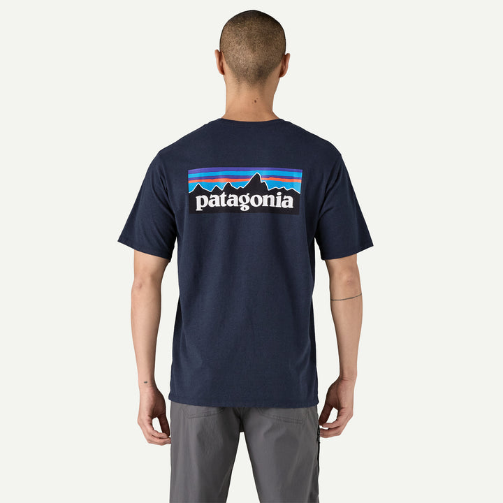 Patagonia Men's P-6 Logo Responsibili-Tee®: New Navy