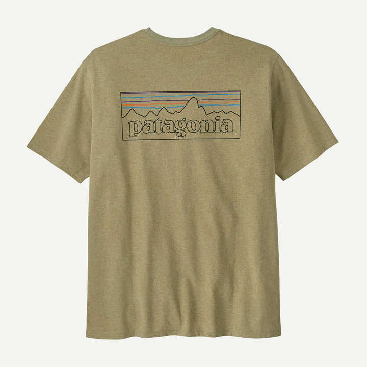 Patagonia Men's P-6 Logo Responsibili-Tee®: P-6 Outline: Gumtree Green