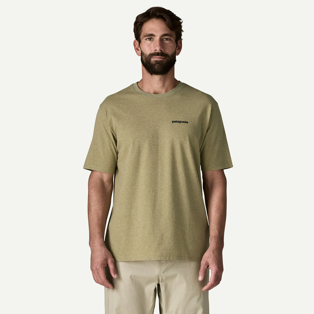 Patagonia Men's P-6 Logo Responsibili-Tee®: P-6 Outline: Gumtree Green