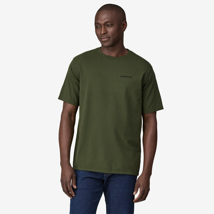 Patagonia Men's P-6 Logo Responsibili-Tee®: Torrey Pine Green