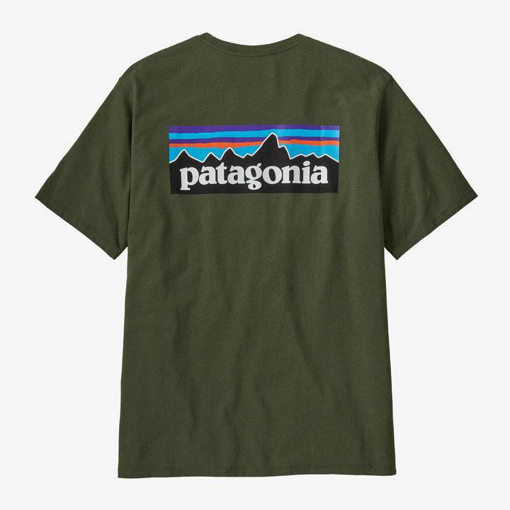 Patagonia Men's P-6 Logo Responsibili-Tee®: Torrey Pine Green