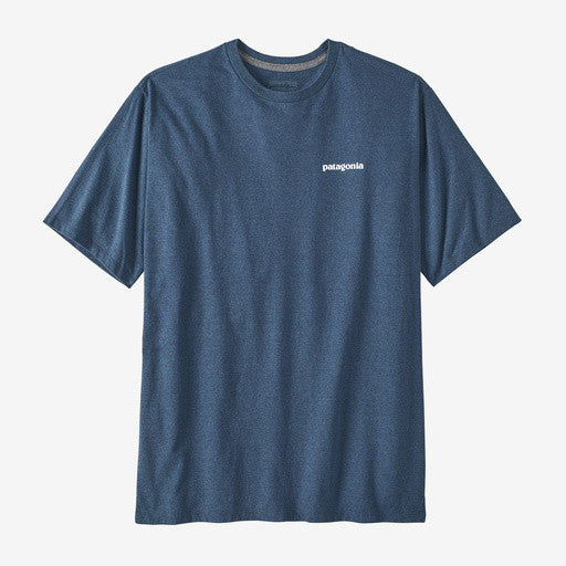 Patagonia Men's P-6 Logo Responsibili-Tee®: Utility Blue