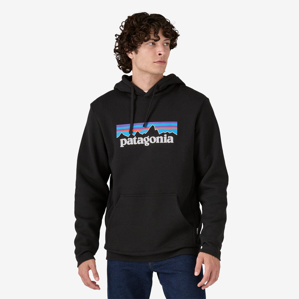 Patagonia P-6 Logo Uprisal Hoody: Black