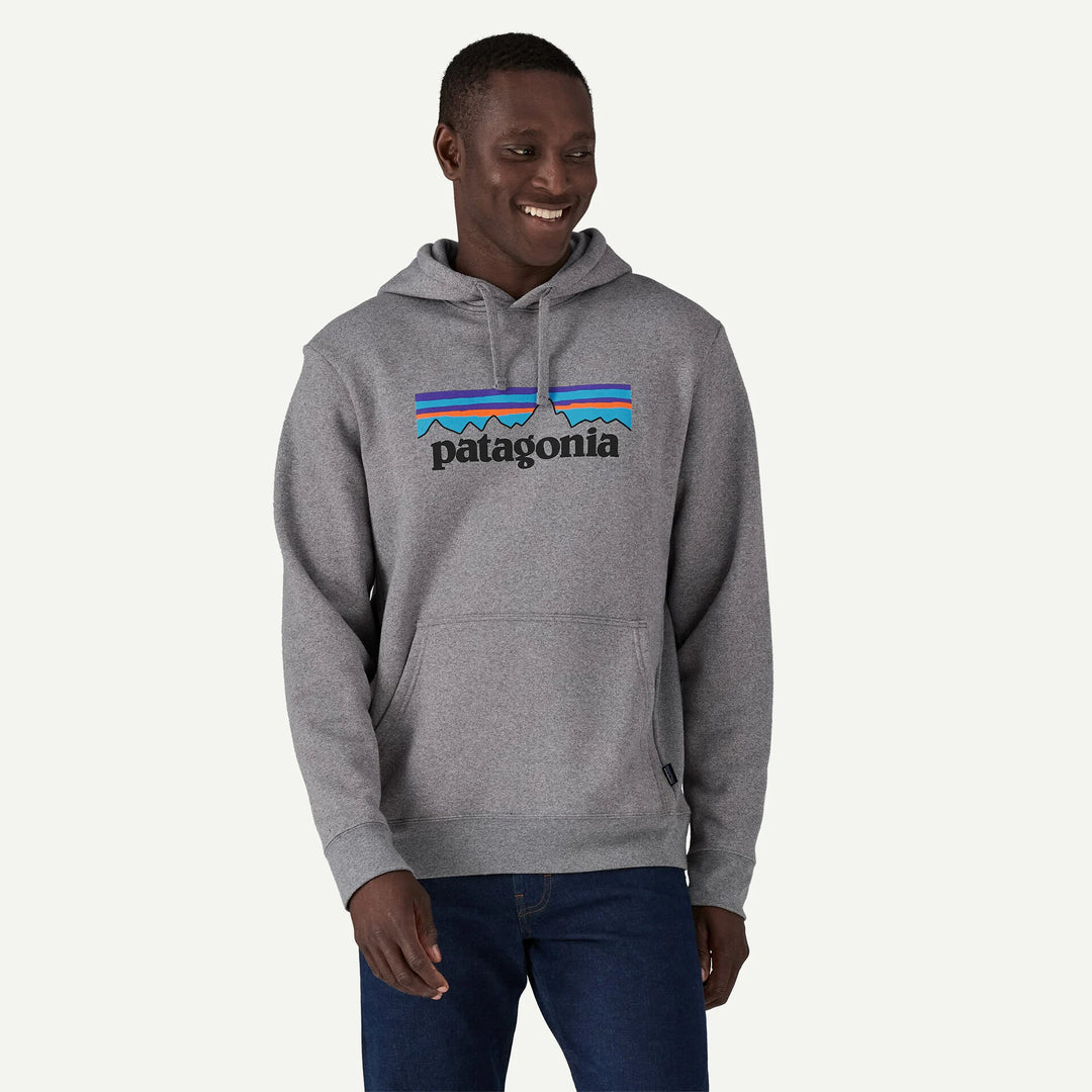 Patagonia P-6 Logo Uprisal Hoody: Gravel Heather