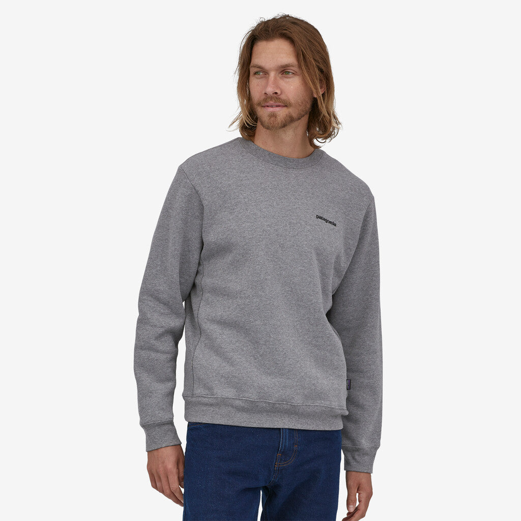 Patagonia P-6 Logo Uprisal Crew Sweatshirt: Gravel Heather