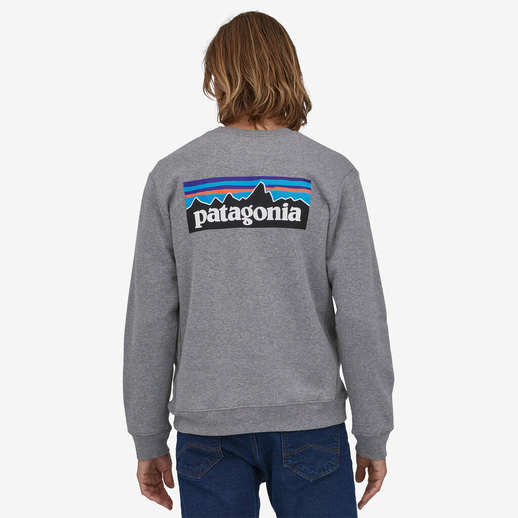 Patagonia P-6 Logo Uprisal Crew Sweatshirt: Gravel Heather