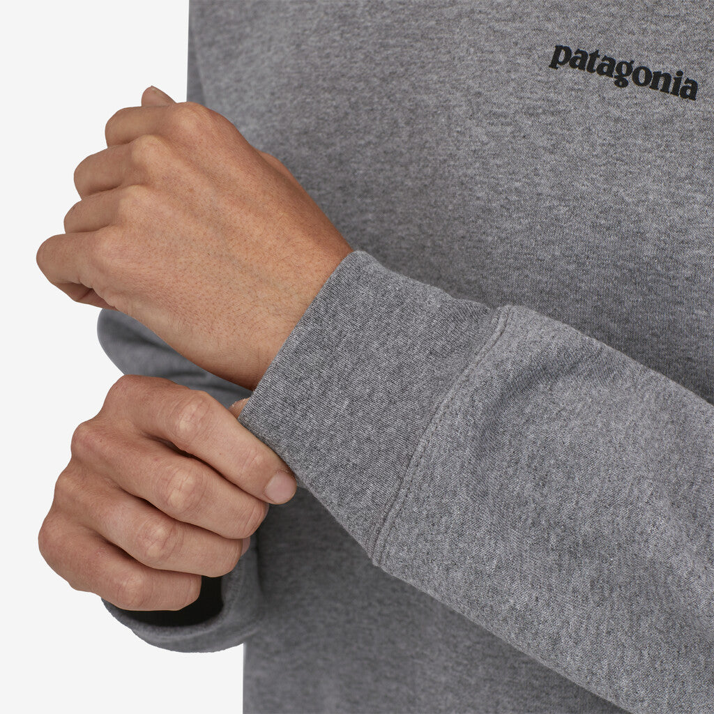 Patagonia P-6 Logo Uprisal Crew Sweatshirt: Gravel Heather