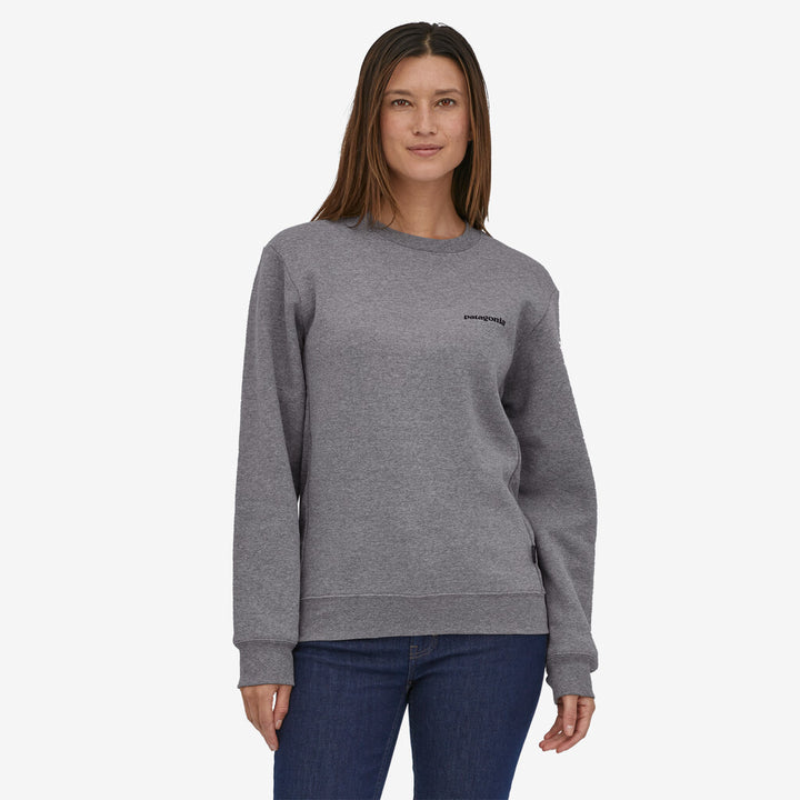 Patagonia P-6 Logo Uprisal Crew Sweatshirt: Gravel Heather