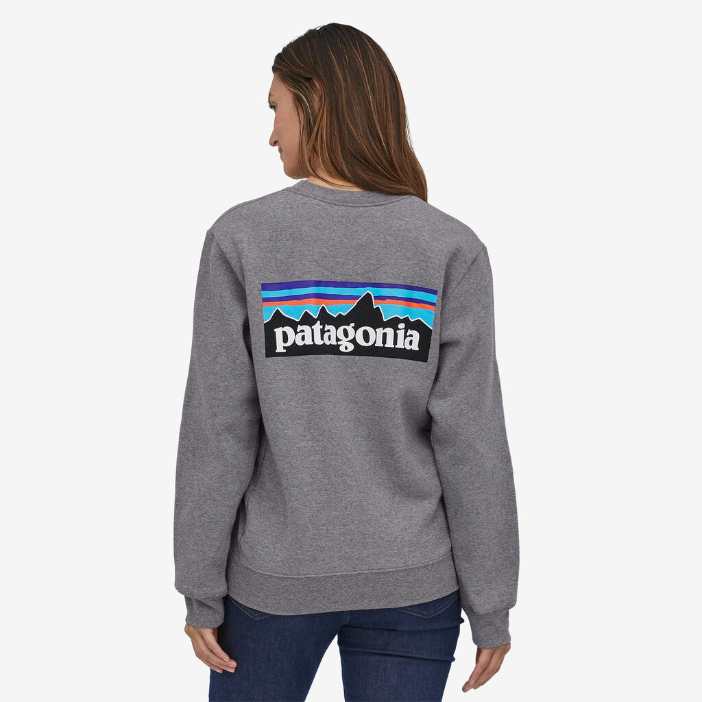 Patagonia P-6 Logo Uprisal Crew Sweatshirt: Gravel Heather