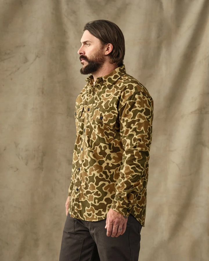 Filson Field Flannel Shirt: Buckskin Camo