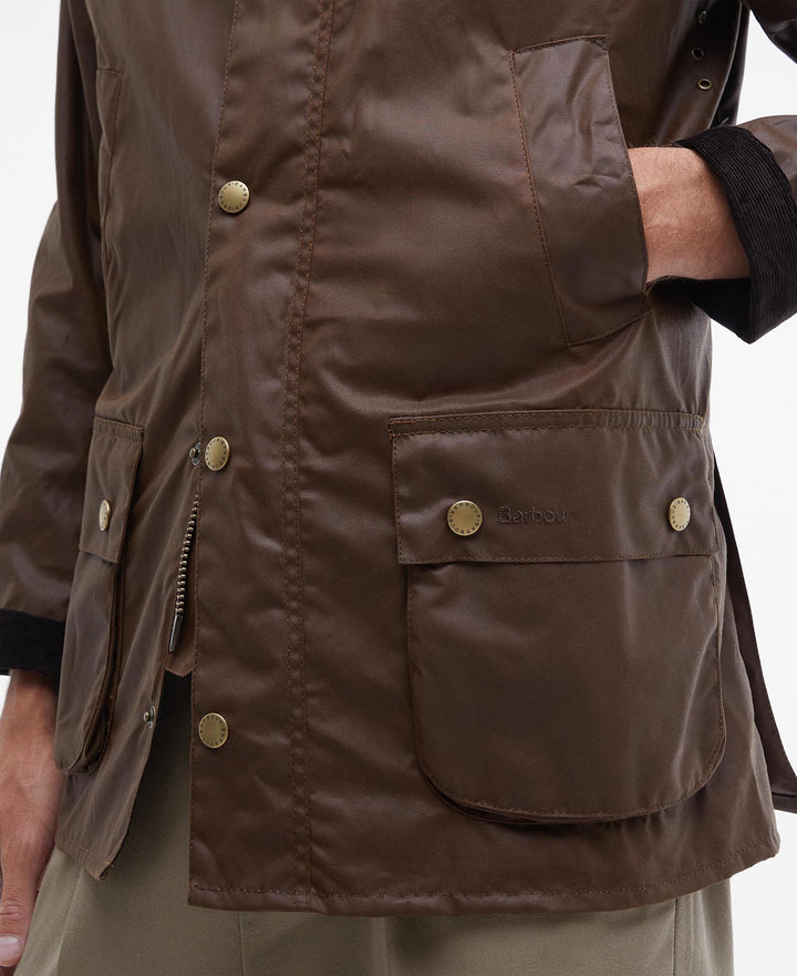 Barbour Ashby Waxed Jacket: Bark