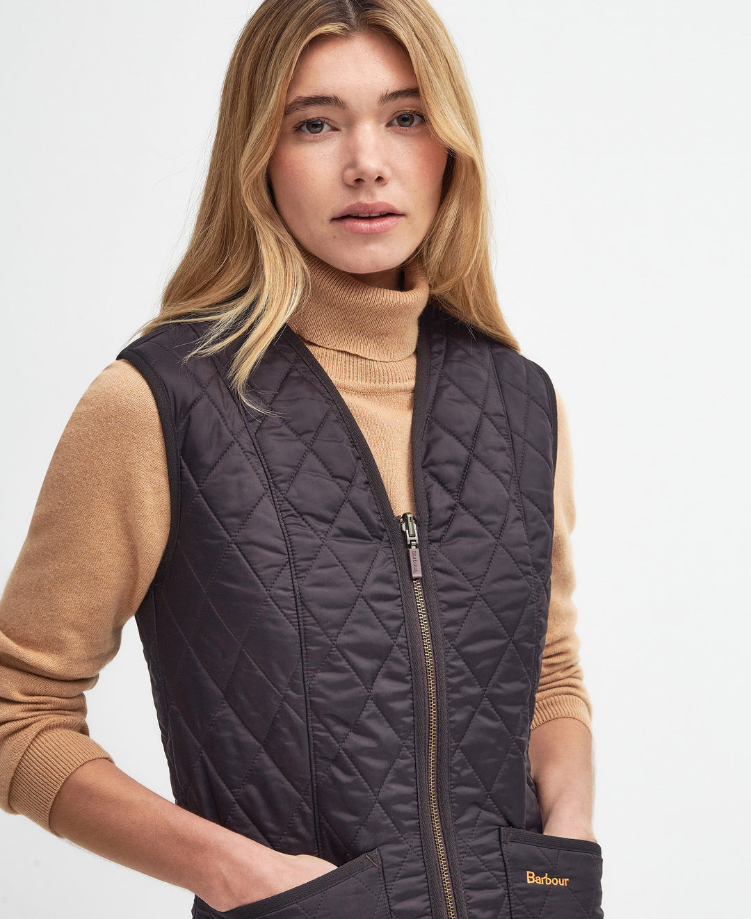 Barbour Fleece Betty Liner: Brown