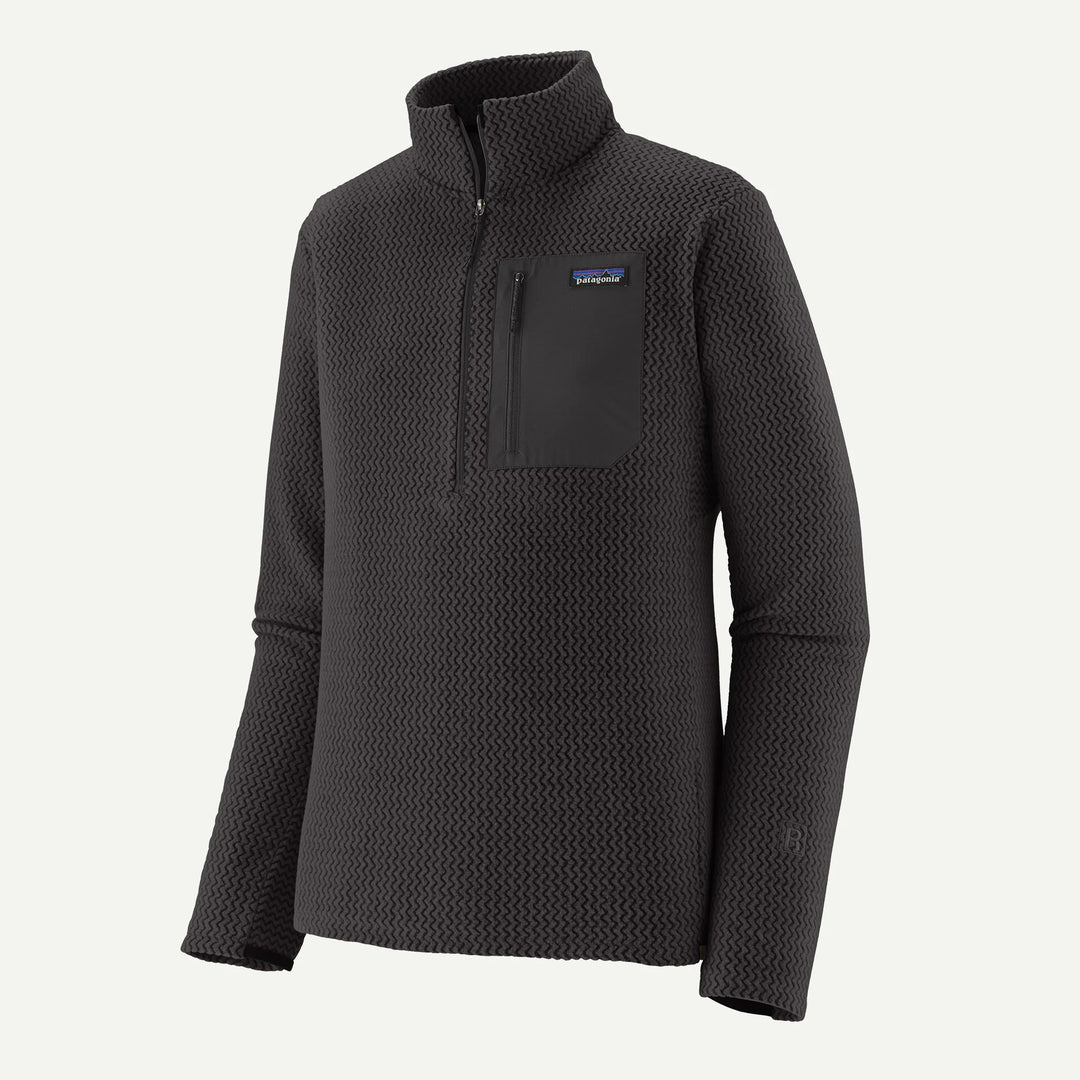 Patagonia Men's R1® Air Fleece Zip-Neck: Black – Craig Reagin Clothiers
