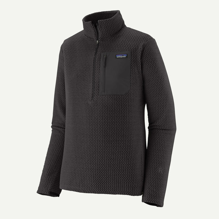 Patagonia Men's R1® Air Fleece Zip-Neck: Black