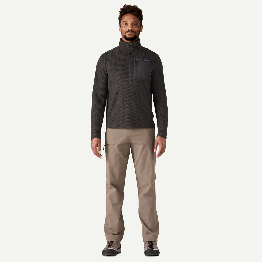 Patagonia Men's R1® Air Fleece Zip-Neck: Black