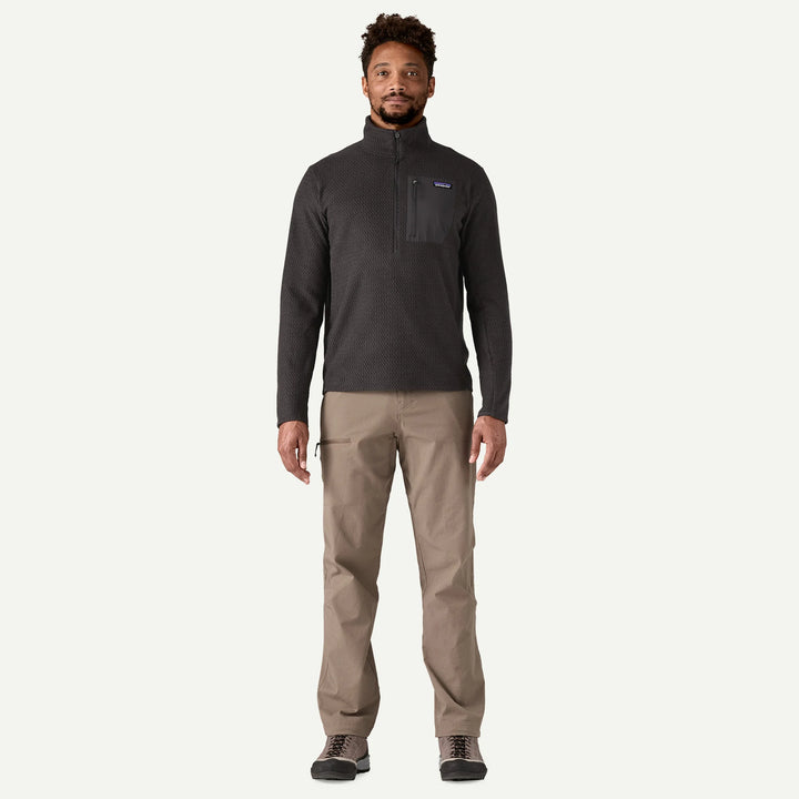 Patagonia Men's R1® Air Fleece Zip-Neck: Black