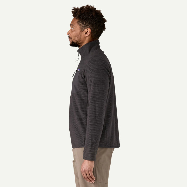 Patagonia Men's R1® Air Fleece Zip-Neck: Black