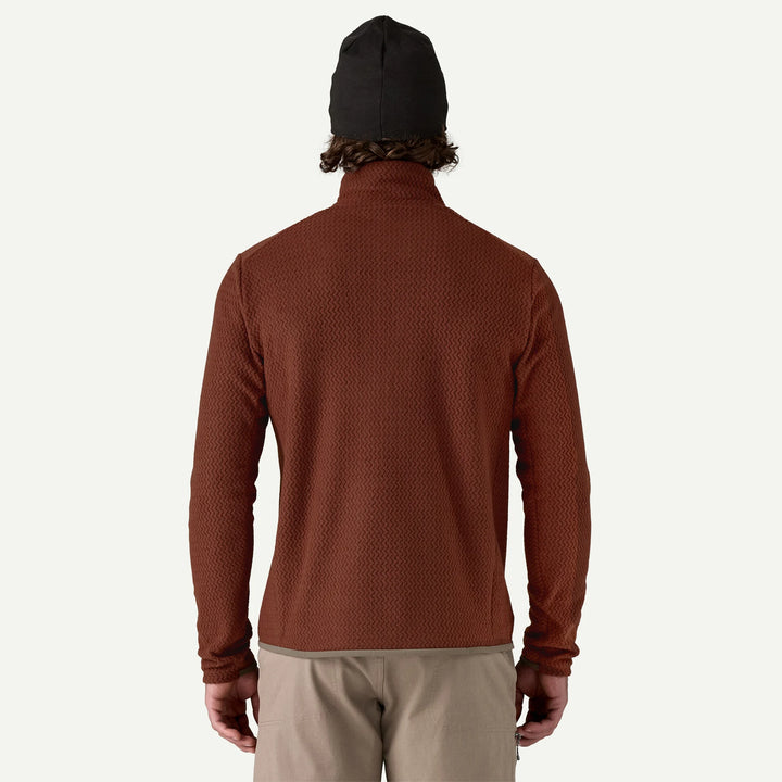 Patagonia Men's R1® Air Fleece Zip-Neck: Dried Vanilla