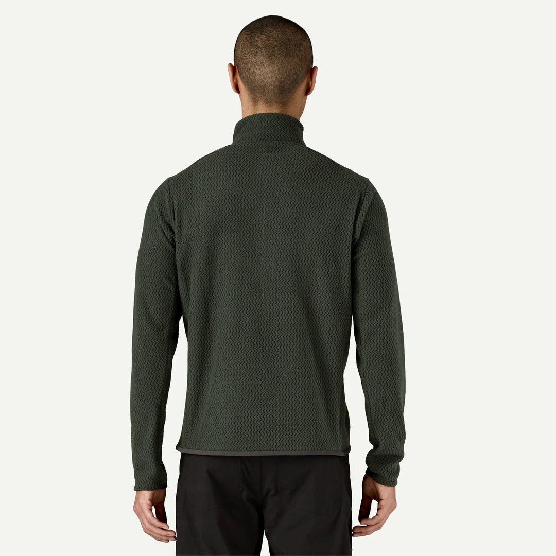 Patagonia Men's R1® Air Fleece Zip-Neck: Old Growth Green