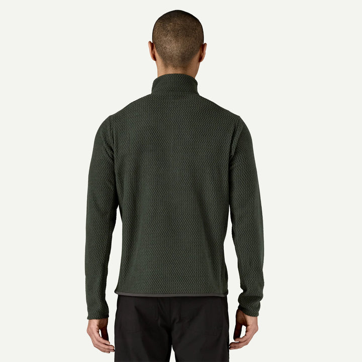 Patagonia Men's R1® Air Fleece Zip-Neck: Old Growth Green