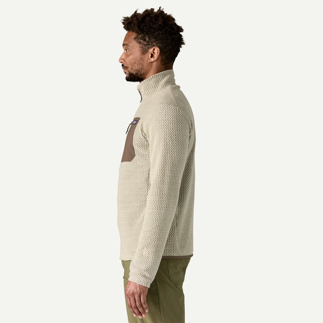 Patagonia Men's R1® Air Fleece Zip-Neck: Pelican