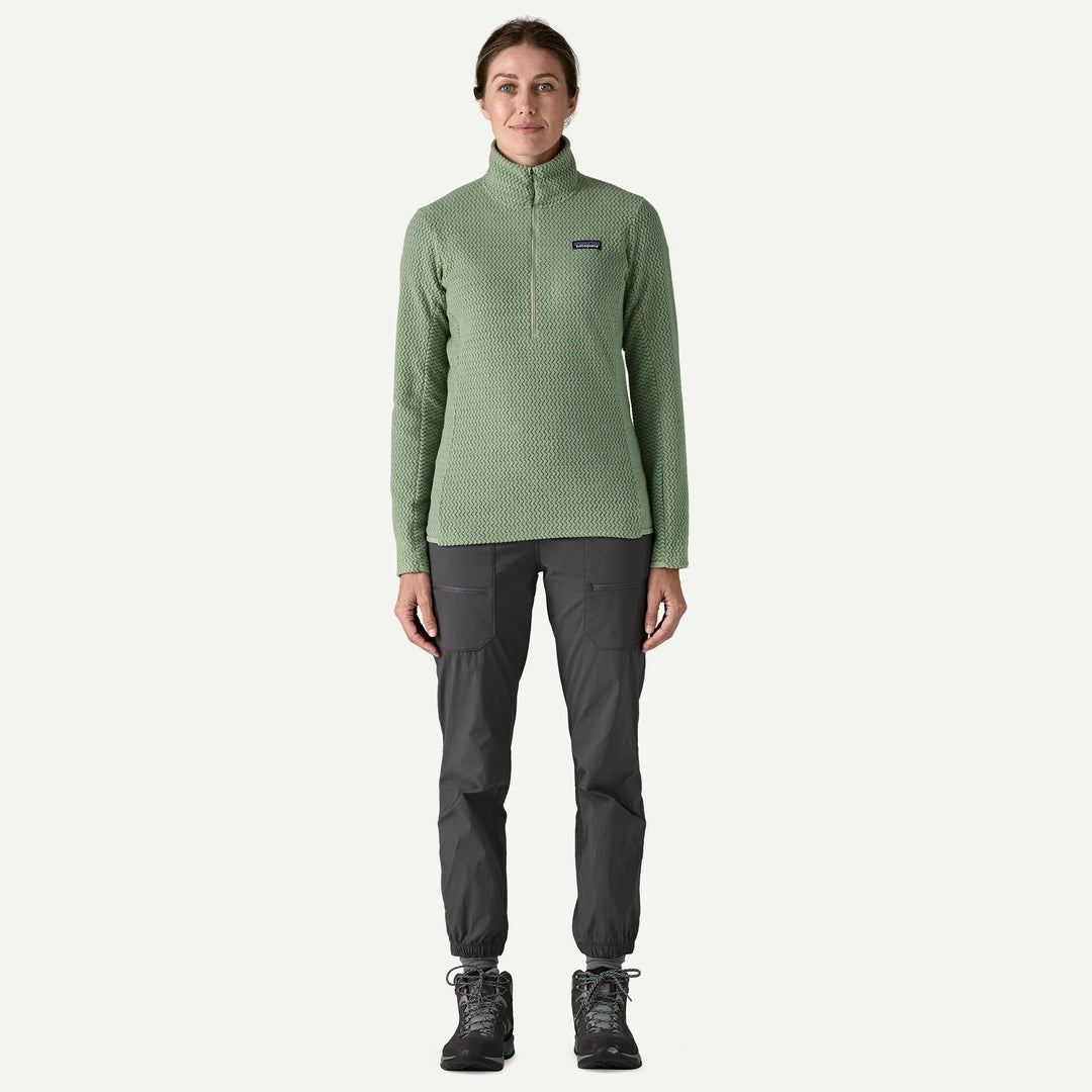Patagonia Women's R1® Air Fleece Zip-Neck: Ellwood Green