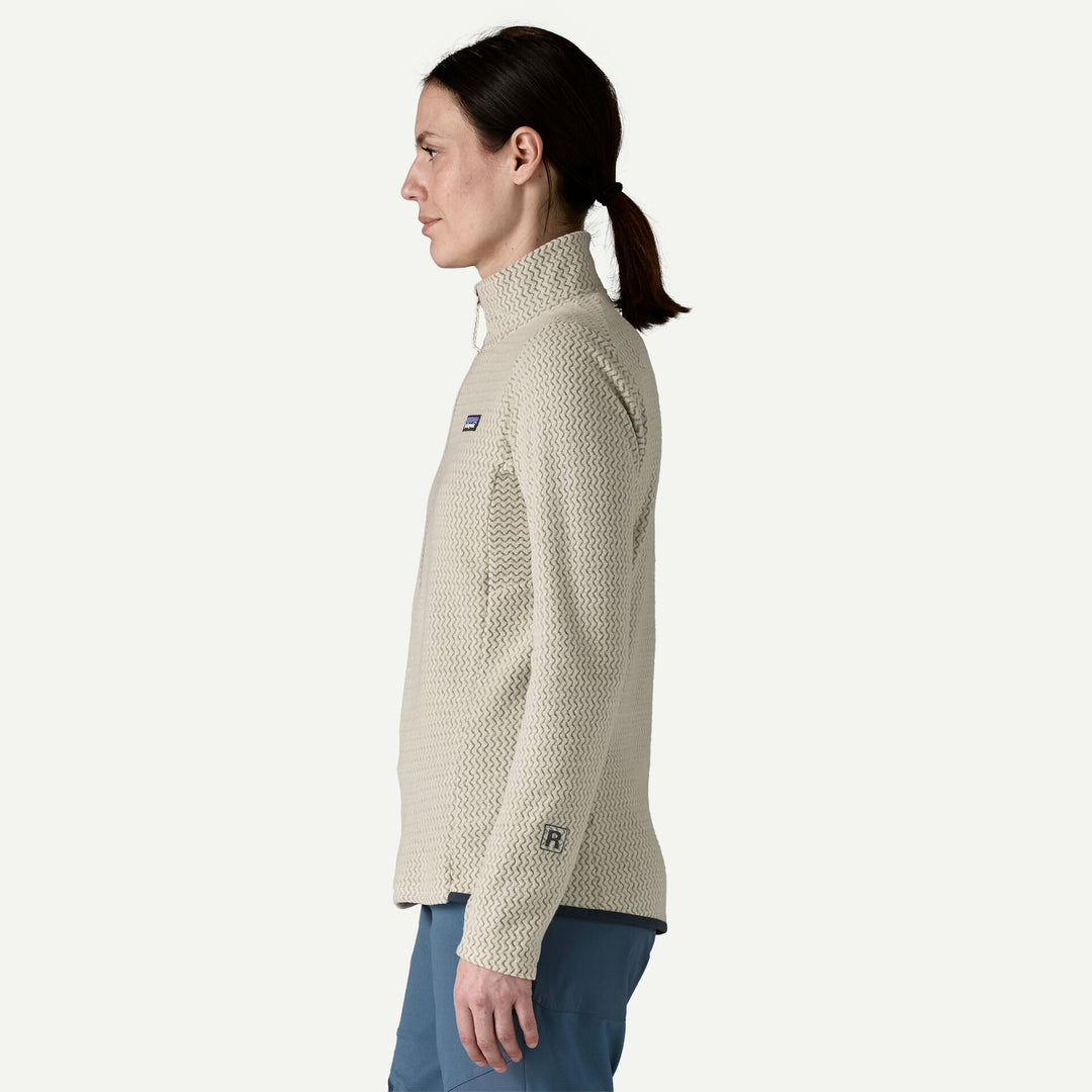 Patagonia Women's R1® Air Fleece Zip-Neck: Wool White