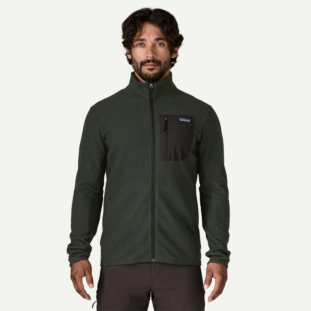 Patagonia Men's R1® Air Fleece Jacket: Old Growth Green